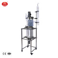 Laboratory Jacketed Glass Vacuum Distillation Crystallization Reactor